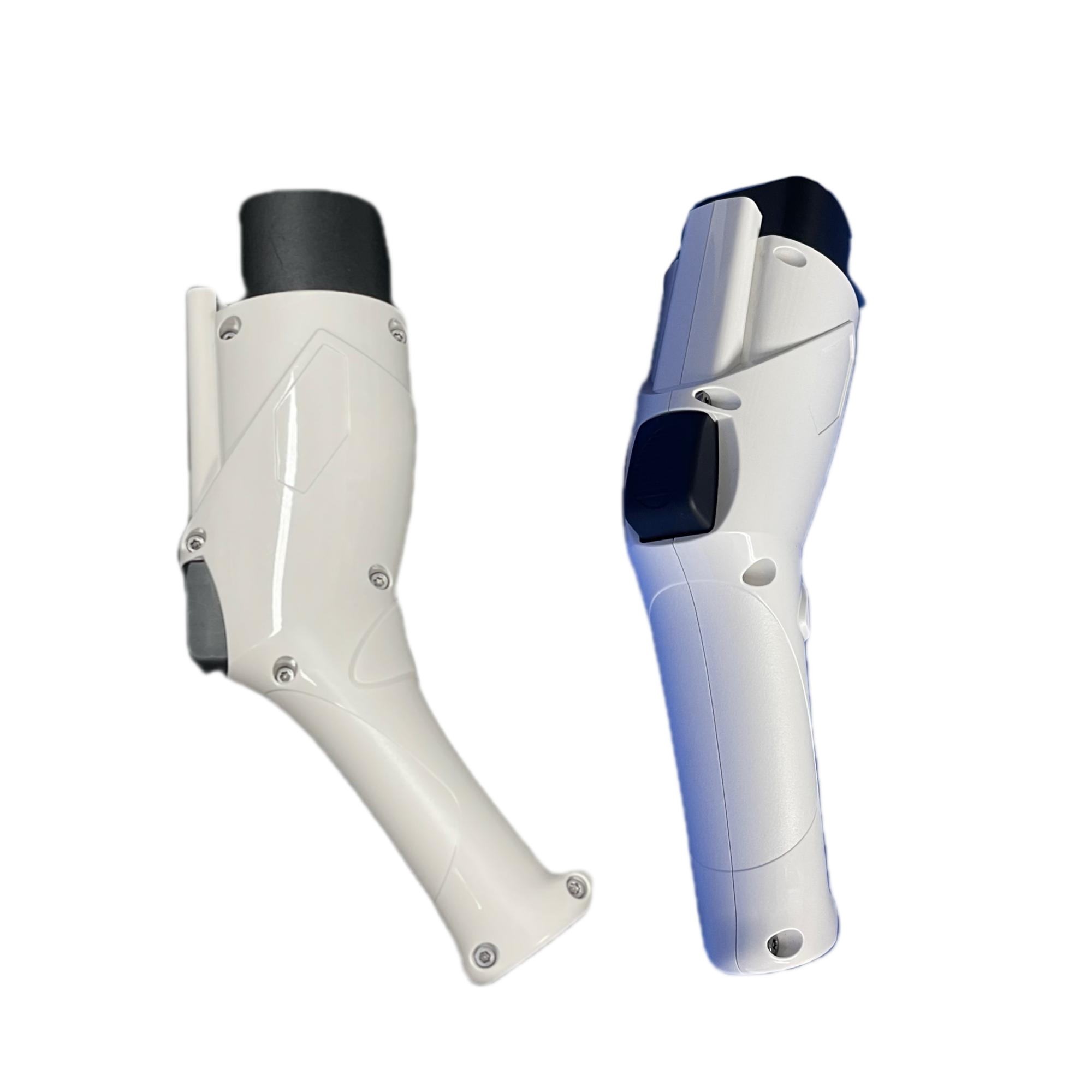 Electric vehicle charging gun housing